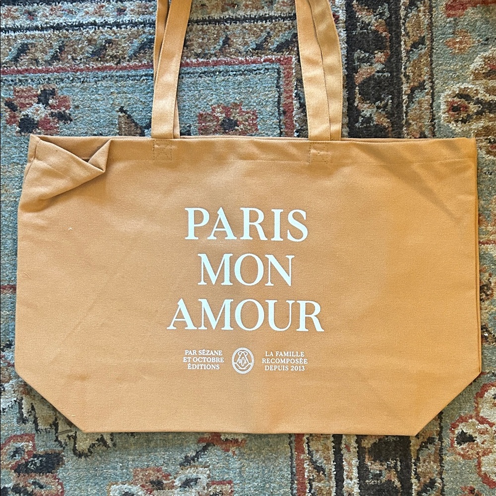 Sezane Tan Tote Bag